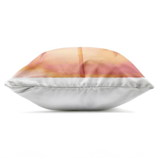 Stupell Industries 18" x 18" Summer Sunset Palm Trees Outdoor Print Throw Pillow